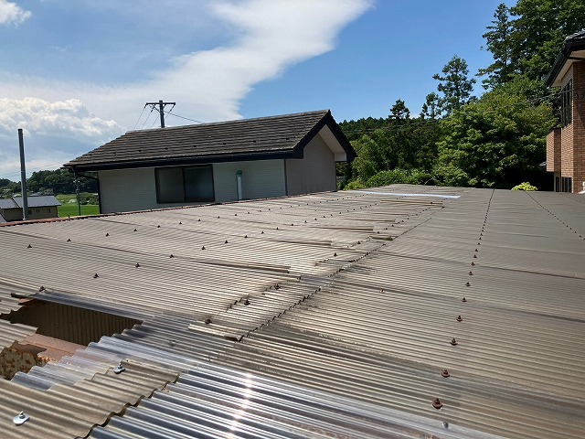大崎市田尻ポリカ屋根　240704_18